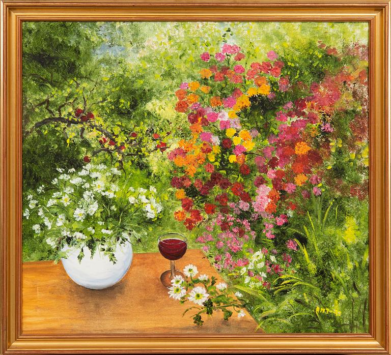 Ann-Marie Jönsson, oil on canvas signed and dated 93.