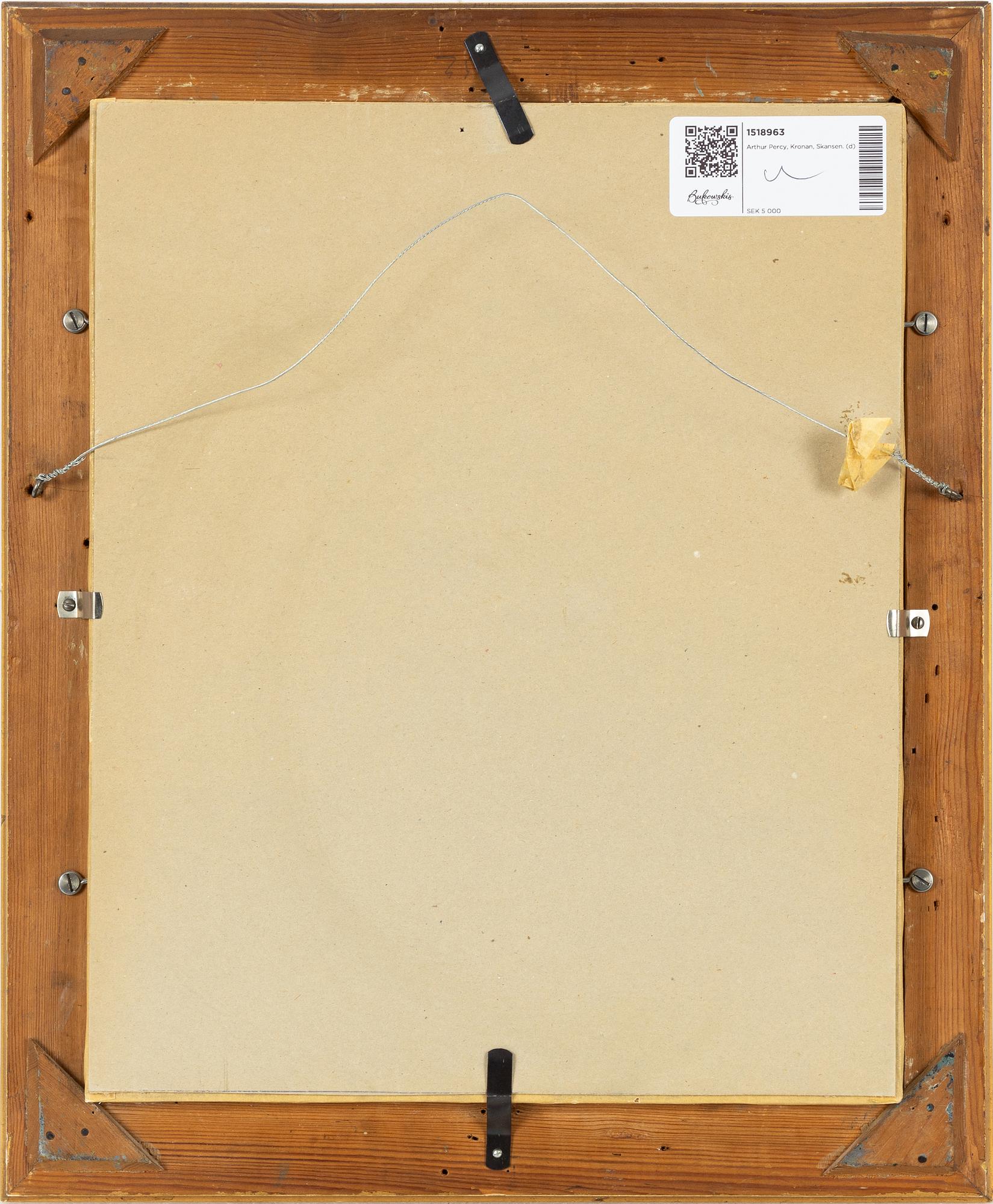 Arthur Percy, Skansen Kronan.