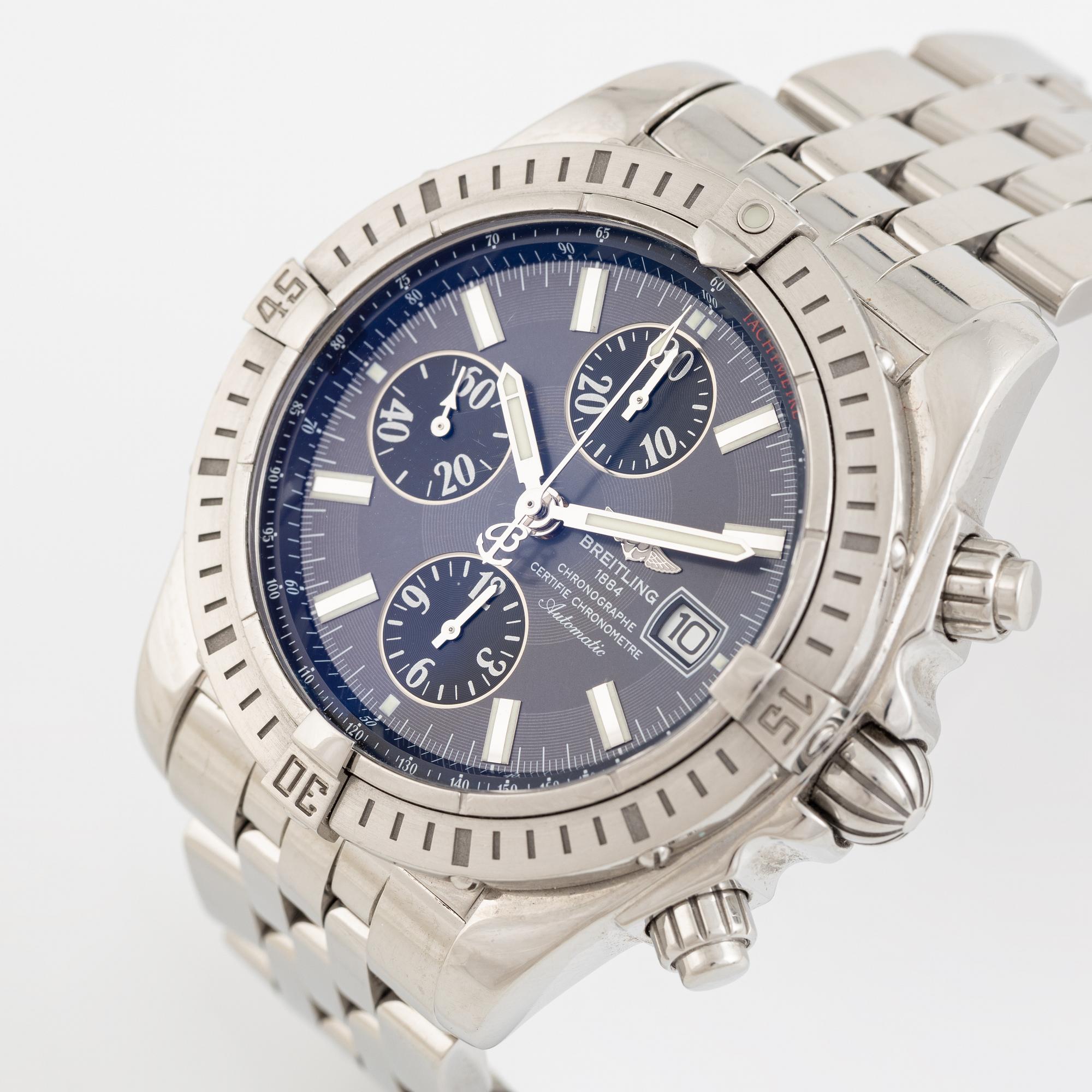 Breitling, Chronomat Evolution, Chronometre, chronograph, wristwatch, 43,7 mm.