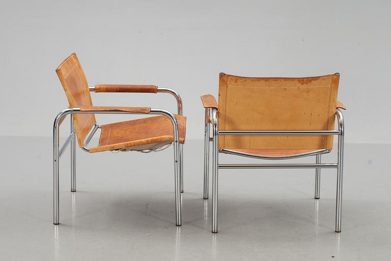 KARMSTOLAR, ett par, "Klinte", Tord Björklund, IKEA, 1900-talets andra hälft.
