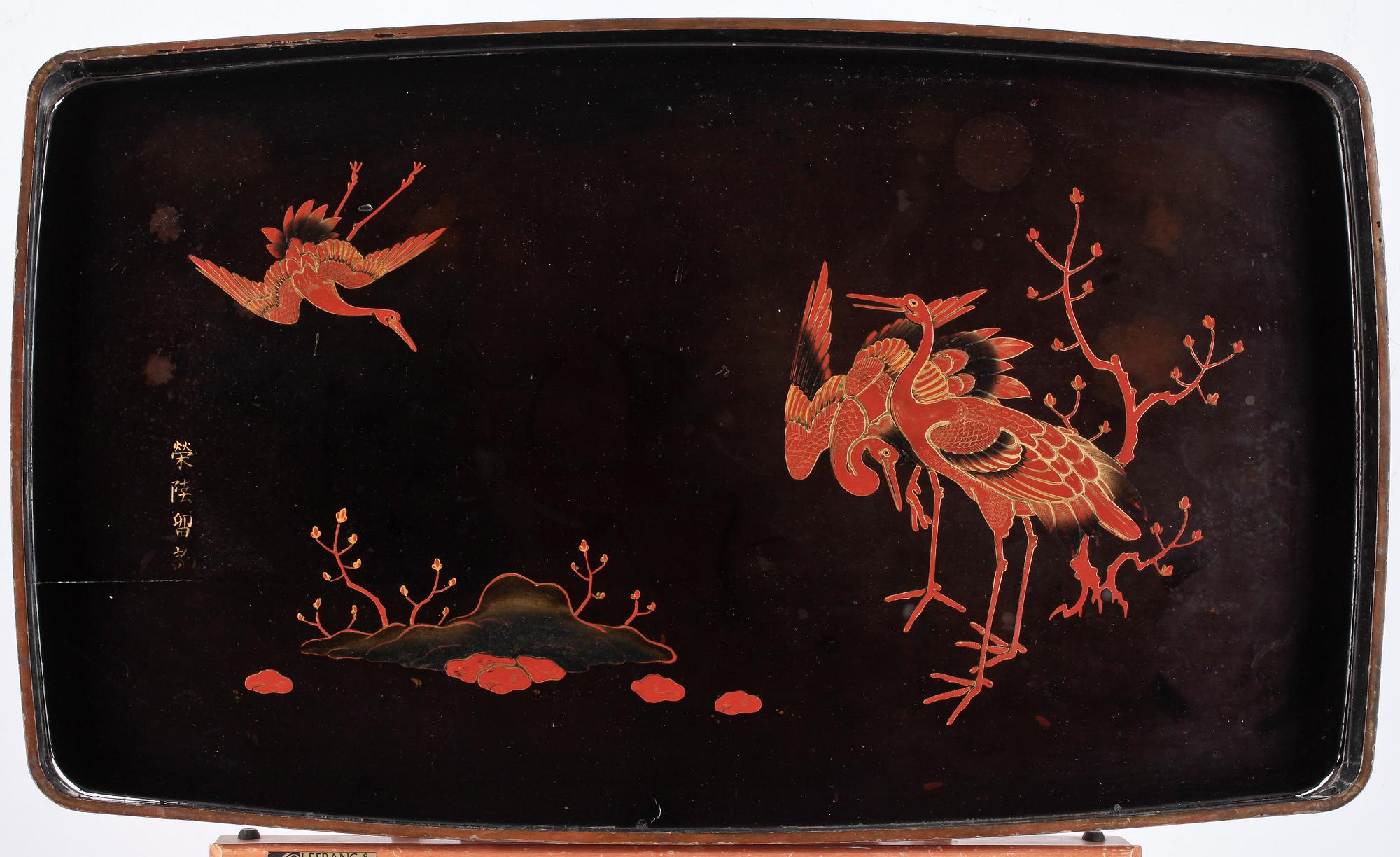 BRICKA, lack, Japan, omkring 1900.