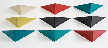 POUL CADOVIUS, "Butterfly" a set of 9 shelves, Danmark 1950-60's.