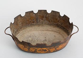 GLASSKÖLJARE, plåt, 1800-tal.