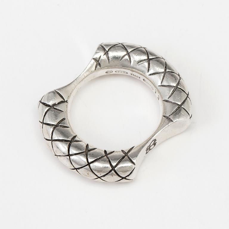 BOTTEGA VENETA, ring, sterlingsilver, Italien.