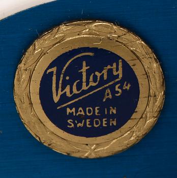 FISKERULLE, "A 54", Victory Produkter, Malmö, Sweden, emblemmärkt.