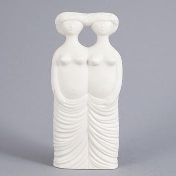 FIGURIN, parian, "Tvillingarna" ur serien Figurin, Stig Lindberg, Gustavsberg.