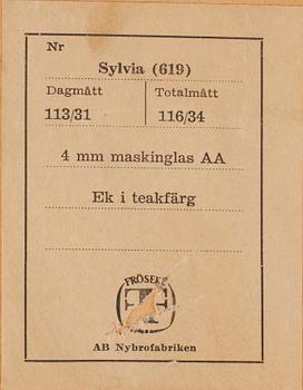 SPEGEL, "Sylvia / nr 619", Nybrofabriken, 1900-talets mitt.