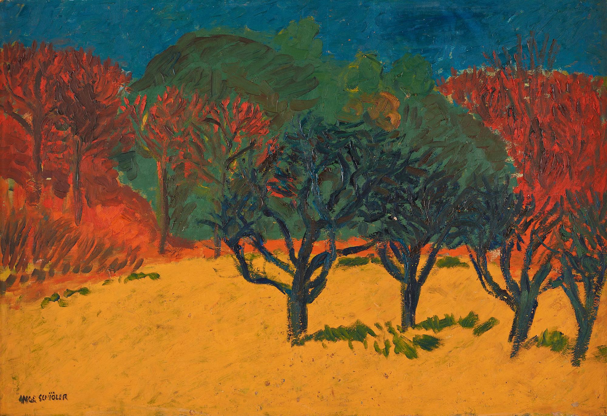 Inge Schiöler, "I Trädgården" (In the garden).