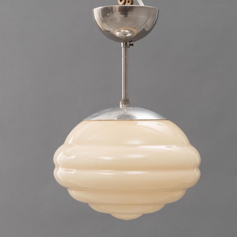 A ceiling lamp, 1930's.