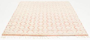Ingrid Hellman-Knafve, a carpet, knotted pile in relief, ca 290 x 194 cm, signed IHK.