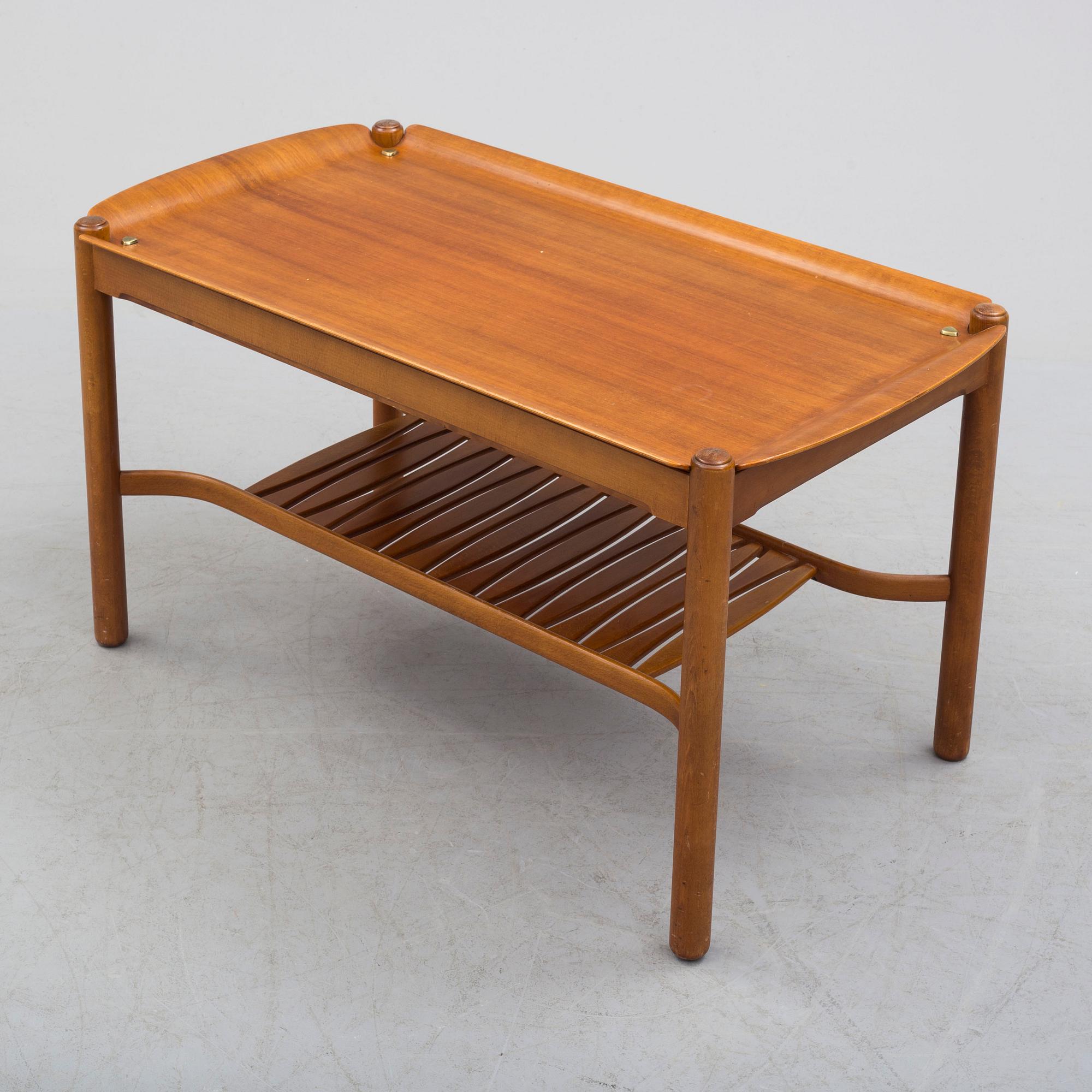 DAVID ROSÉN, soffbord, "579-022", för Nordiska Kompaniets "FUTURA"-serie, Nyköping. Modellen formgiven 1948/1949.