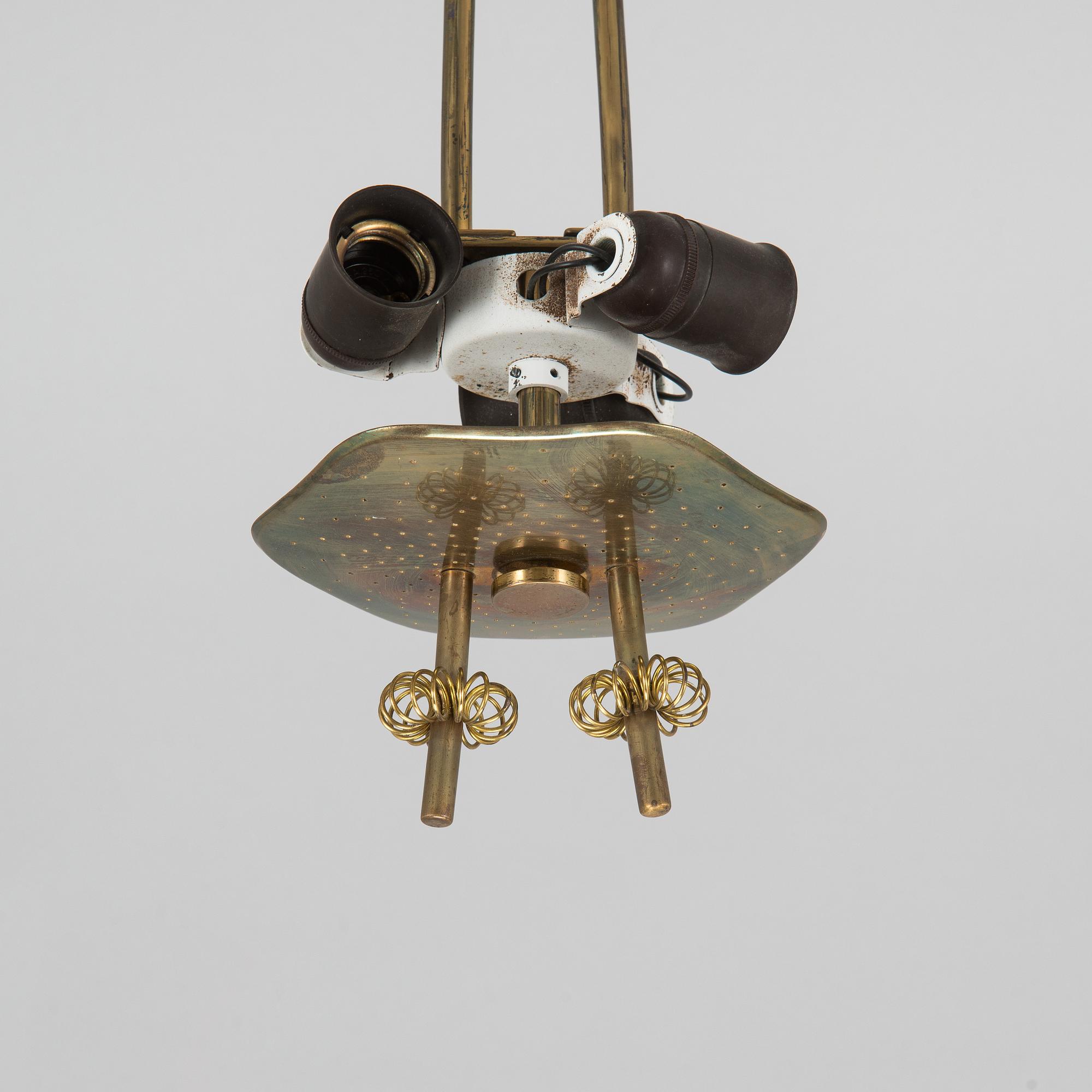 Paavo Tynell, Chandelier, for Taito. Made to order 1950.