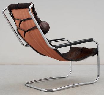 An easy chair by Hans & Vassili Luckhardt or Anton Lorenz, originally by Desta Stahlrohrmöbel, Berlin.