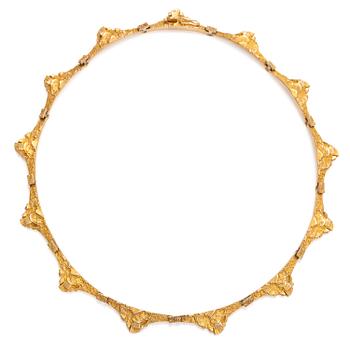 Björn Weckström, collier, "Guldbro", 14K guld.