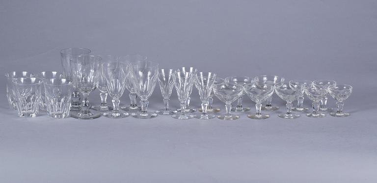 GLASSERVIS, 54 delar, "Carlton", Kosta.