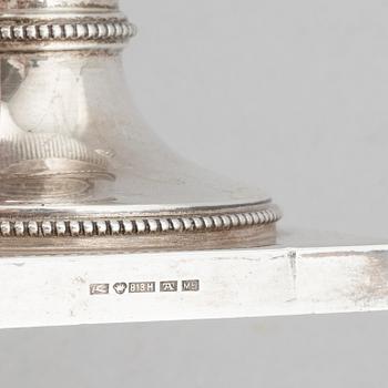 Kaffeservis, 3 delar, silver, gustaviansk stil, Suomen Kultasepät Oy, Åbo, Finland 1917.