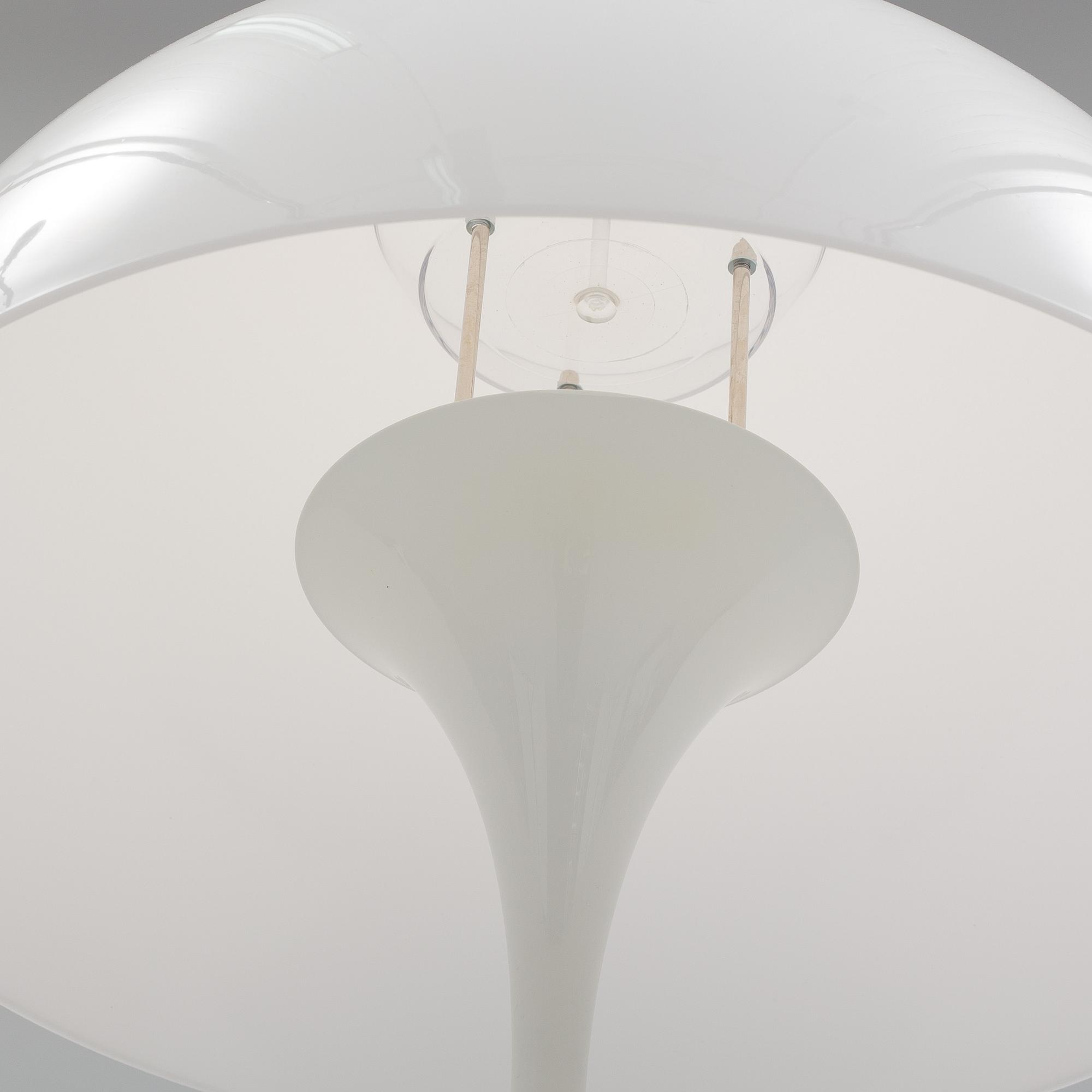 A 'Panthella' floor light by Verner Panton for Louis Paulsen, Denmark. Signed with label.