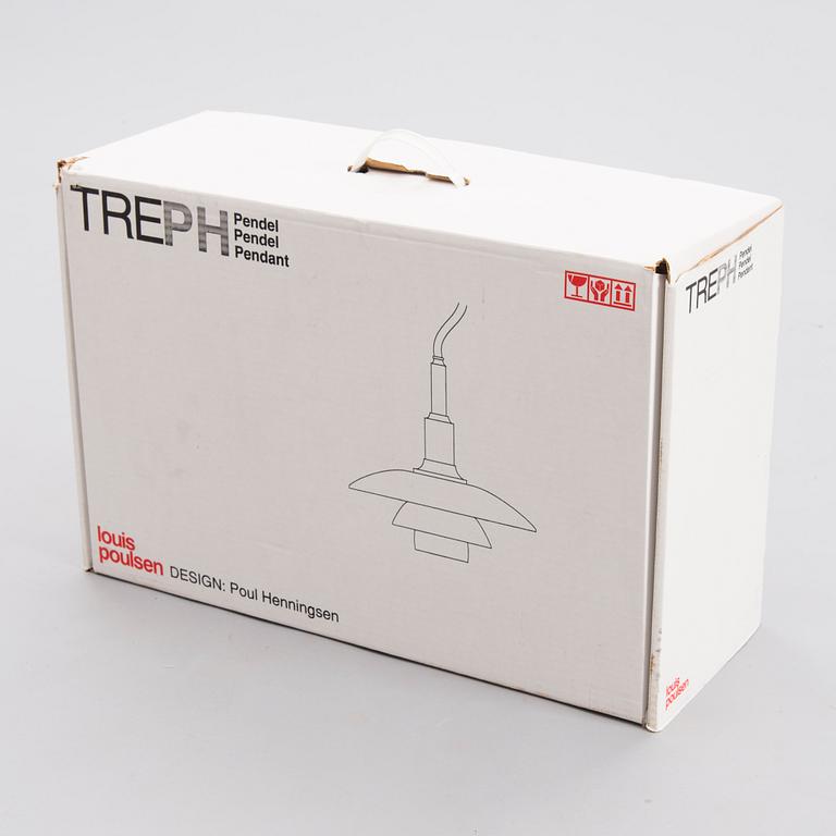 POUL HENNINGSEN, taklampa, "TREPH", Louis Poulsen. 1990-tal.
