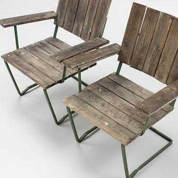 Trådgårdsgrupp, 5 delar, Grythyttan, 1900-talets mitt/andra hälft.