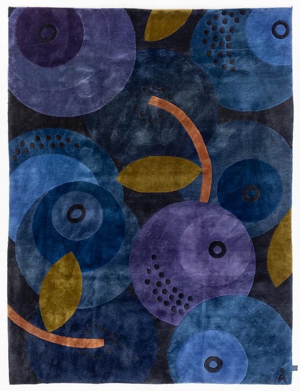 Anna-Johanna Ångström, rug, "Blueberry", Axeco, approx. 232 x 175 cm.