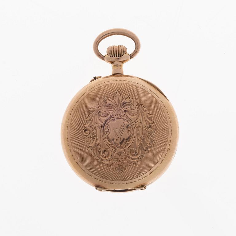 TASKUKELLO, naisten, 14K kultaa. 1900-luvun alku.