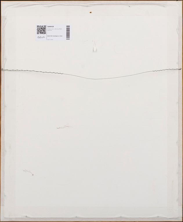 Anders Zorn, a signed etching from 1909.