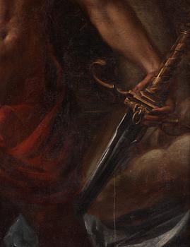 Guido Reni Follower of, David with the Head of Goliath.