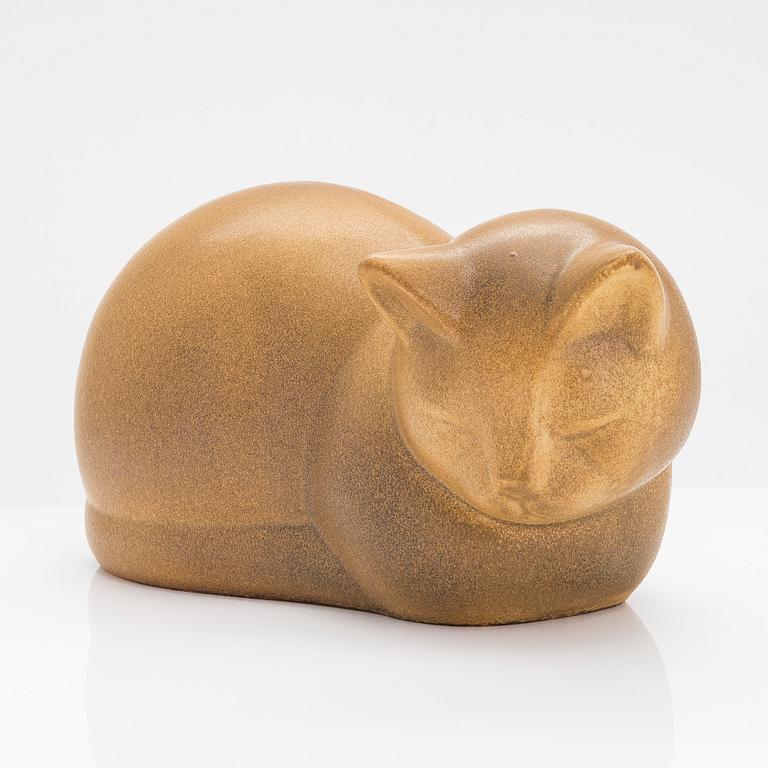 Lisa Larson, A cat figurine, K-Studio, Gustavsberg.