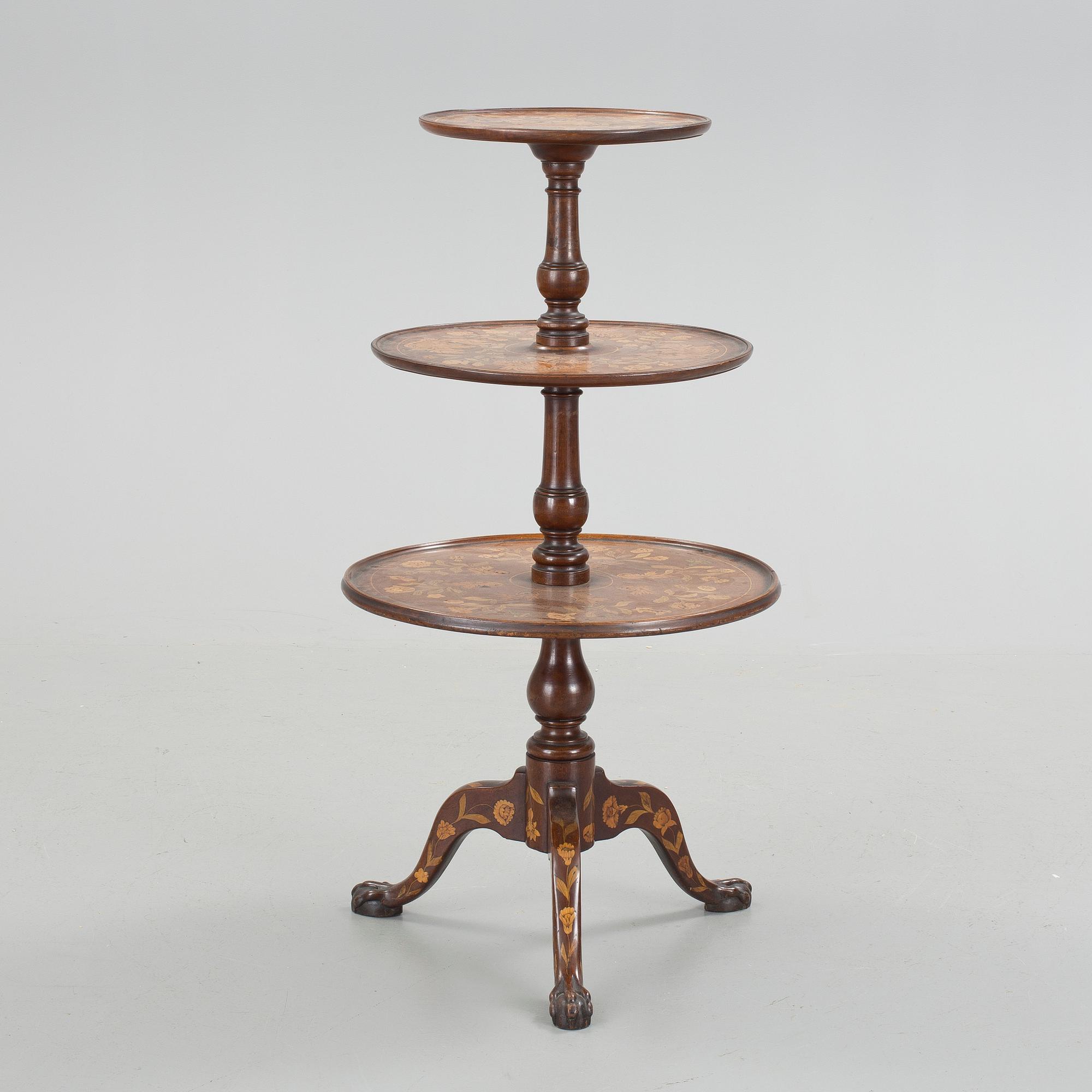 BORD/DUMB WAITOR/SERVANT, Holländsk/Engelsk stil, 1800-tal.