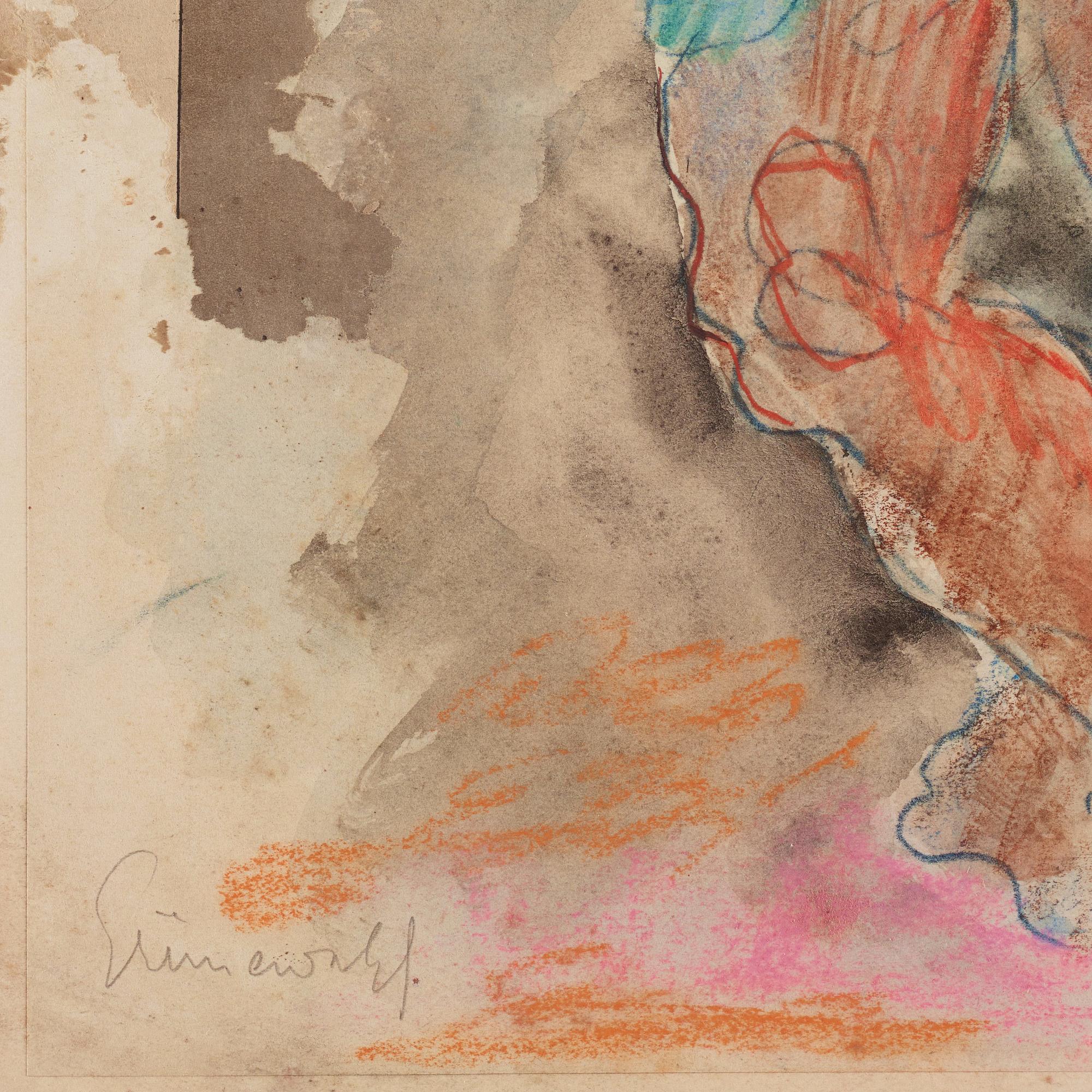 Isaac Grünewald, Titania and Bottom with doney head from A Midsummer Night's Dream.