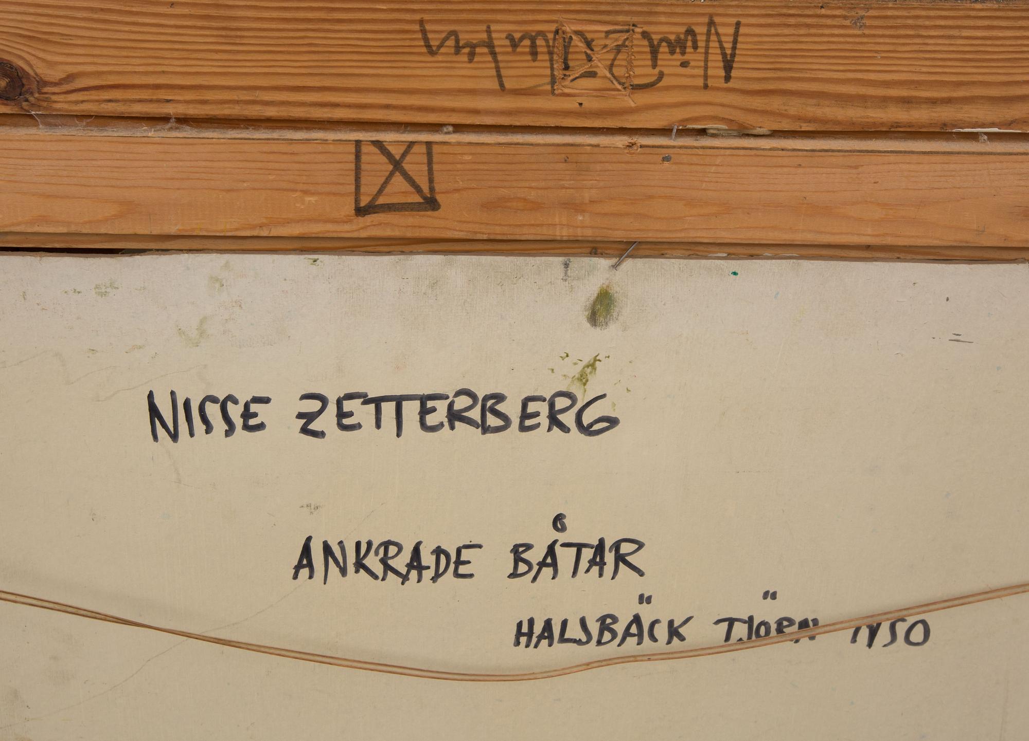 NISSE ZETTERBERG, olja på pannå, monogramsignerad samt a tergo daterad 1950.