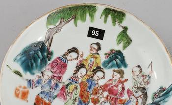 FAT, ett par, porslin, Kina, troligen 1800-tal.