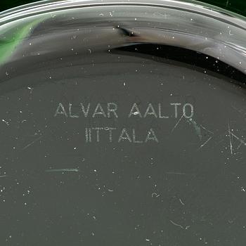 Alvar Aalto, A glass vase, model 3030. Signed Alvar Aalto Iittala.