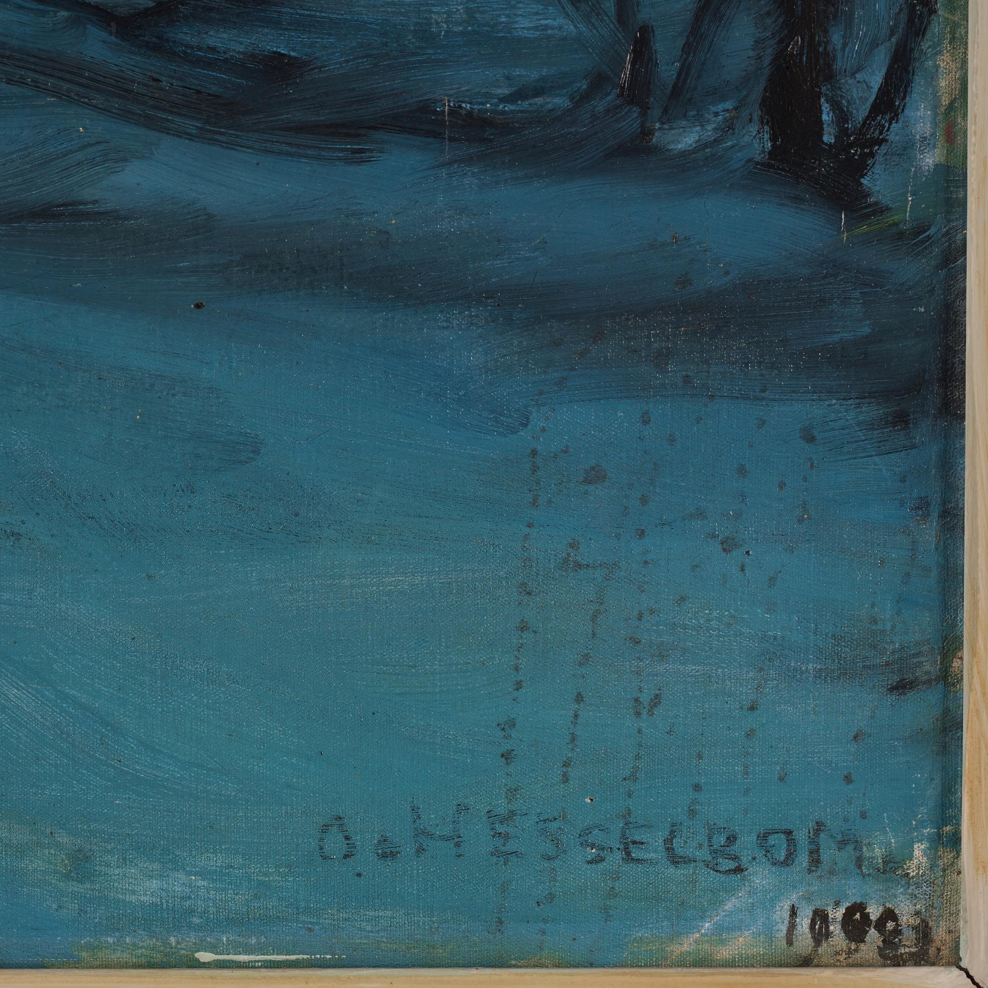 Otto Hesselbom, Vinternatt i månsken.