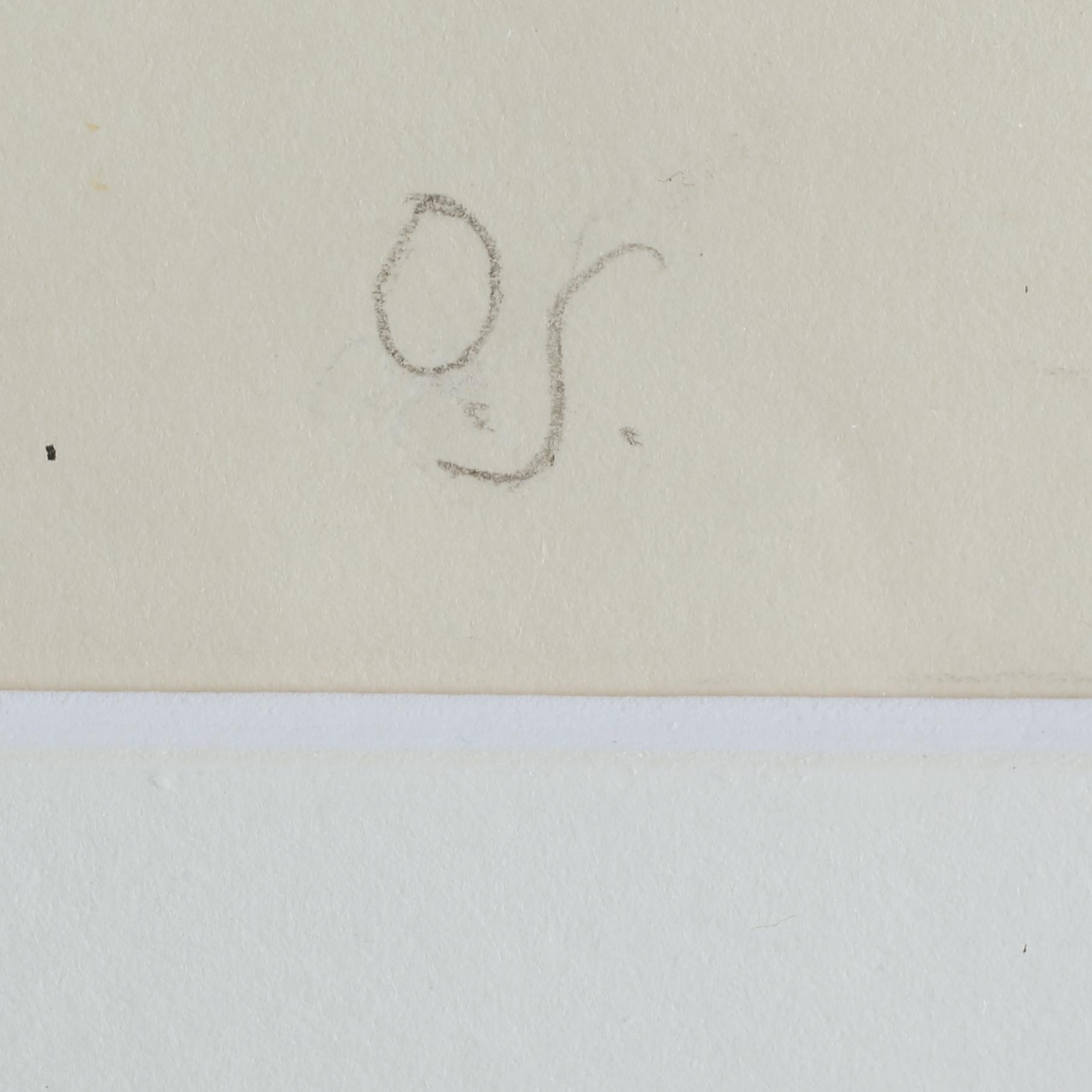 OLLE SKAGERFORS, teckning, monogramsignerad.