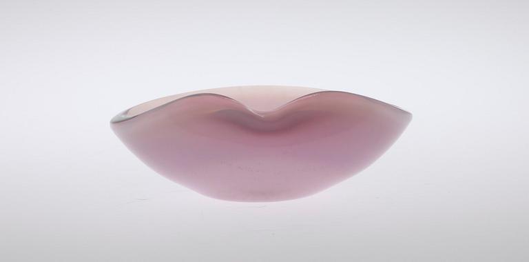 TAPIO WIRKKALA (FINLAND), skål, glas, sign. Tapio Wirkkala, Iittala.