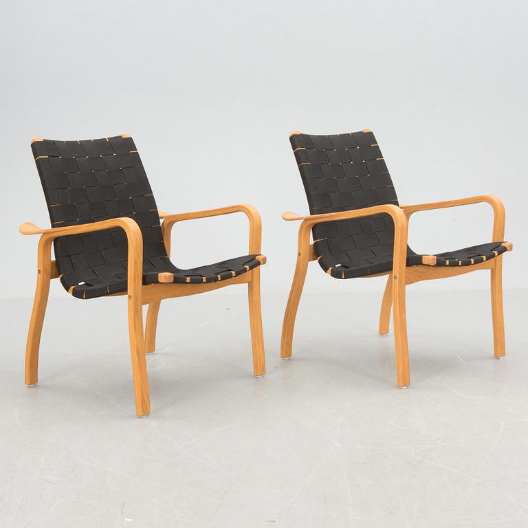 FÅTÖLJER, ett par, "Primo", Yngve Ekström, Swedese, 2000-tal.
