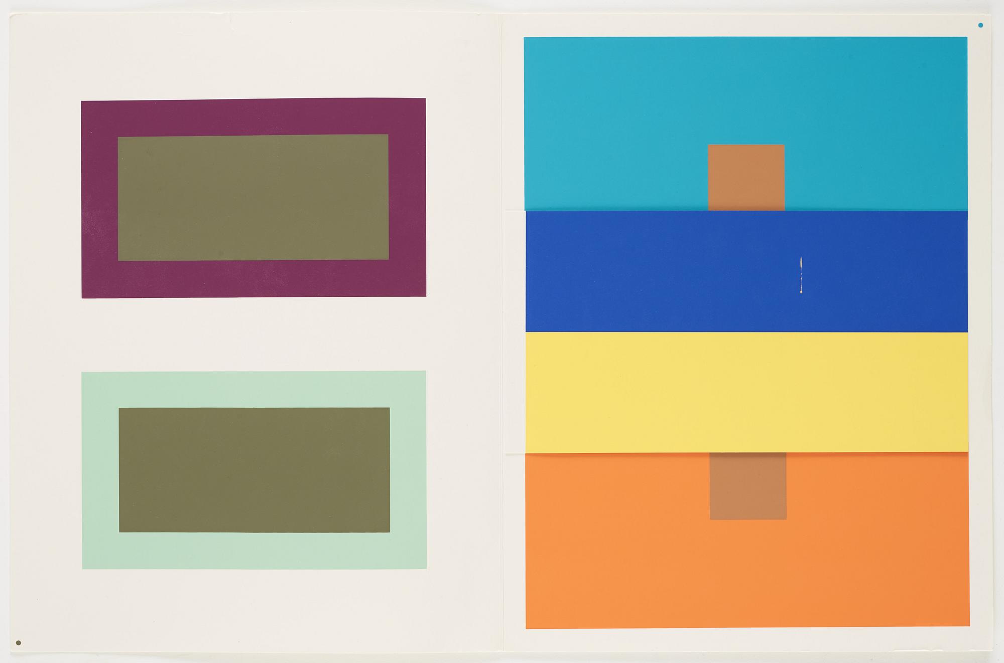Josef Albers, "Interaction of color".