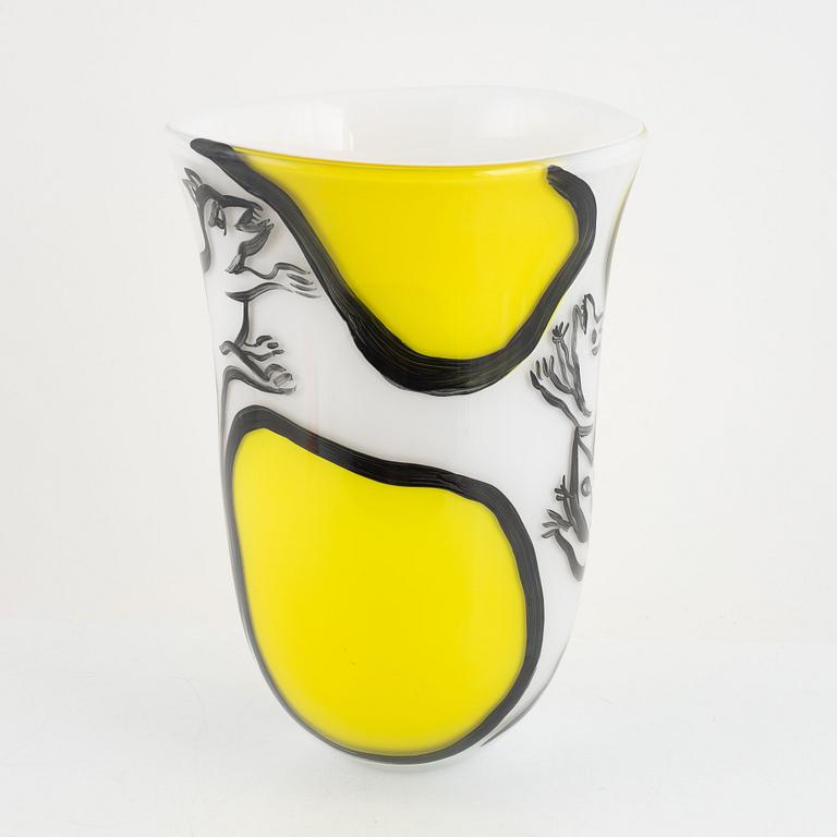 Ulrica Hydman-Vallien, unik vas, Kosta Boda.