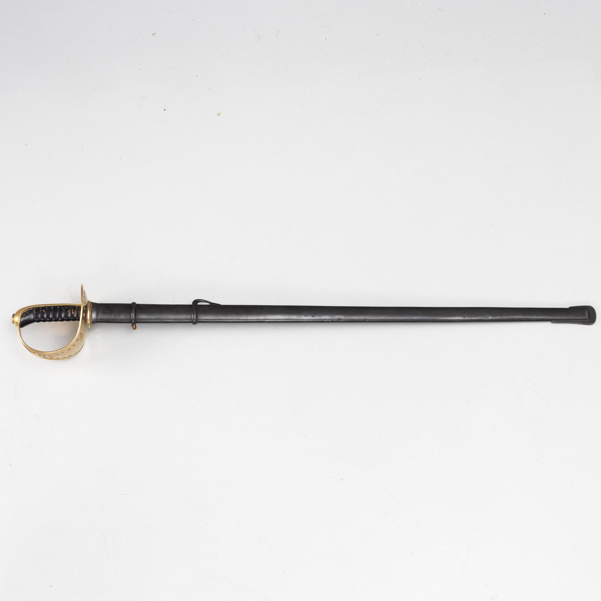 Sabel, svensk, m/1893 för kavalleriet. G.E. Svalling, Eskilstuna.