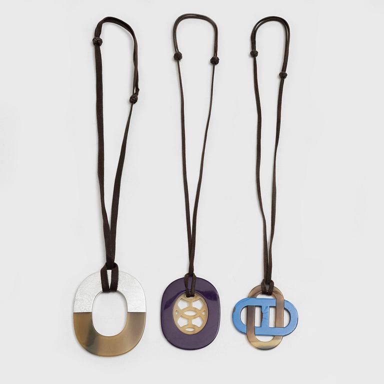 Hermès, Necklace, 3 pcs "Isthme necklace".