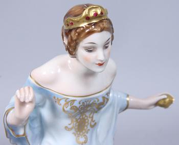 FIGURIN, porslin, Rosenthal, sign Ferd. Liebermann.