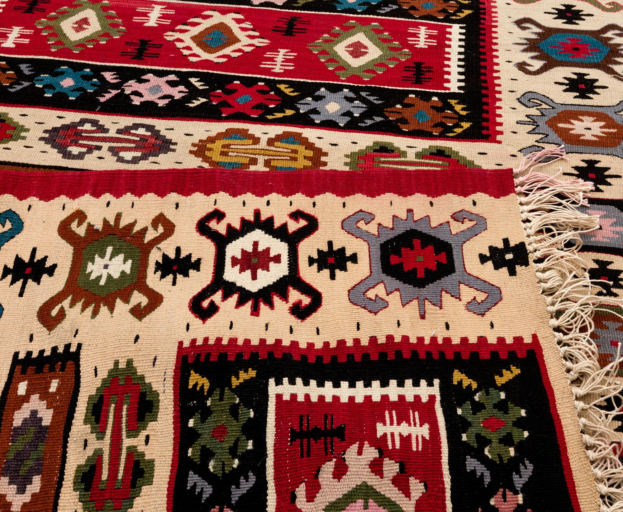 KELIM, galleri, old, Anatolien, ca 349 x 100 cm.