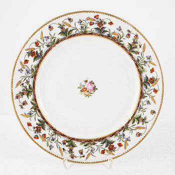 Eight plates, Duc d'Angoulême, Paris, France, 1790-1829.