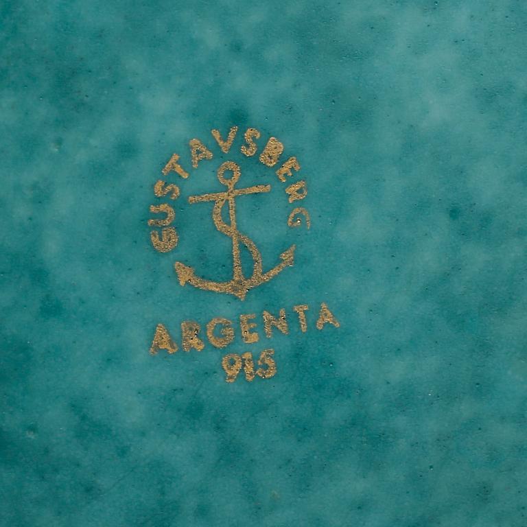 SKÅL, VAS OCH URNA, "Argenta", Wilhelm Kåge, Gustavsberg.