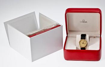 HERRARMBANDSUR, 18 K guld, Omega, 2008.