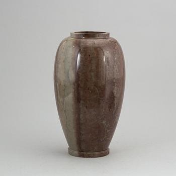 A stone vase.