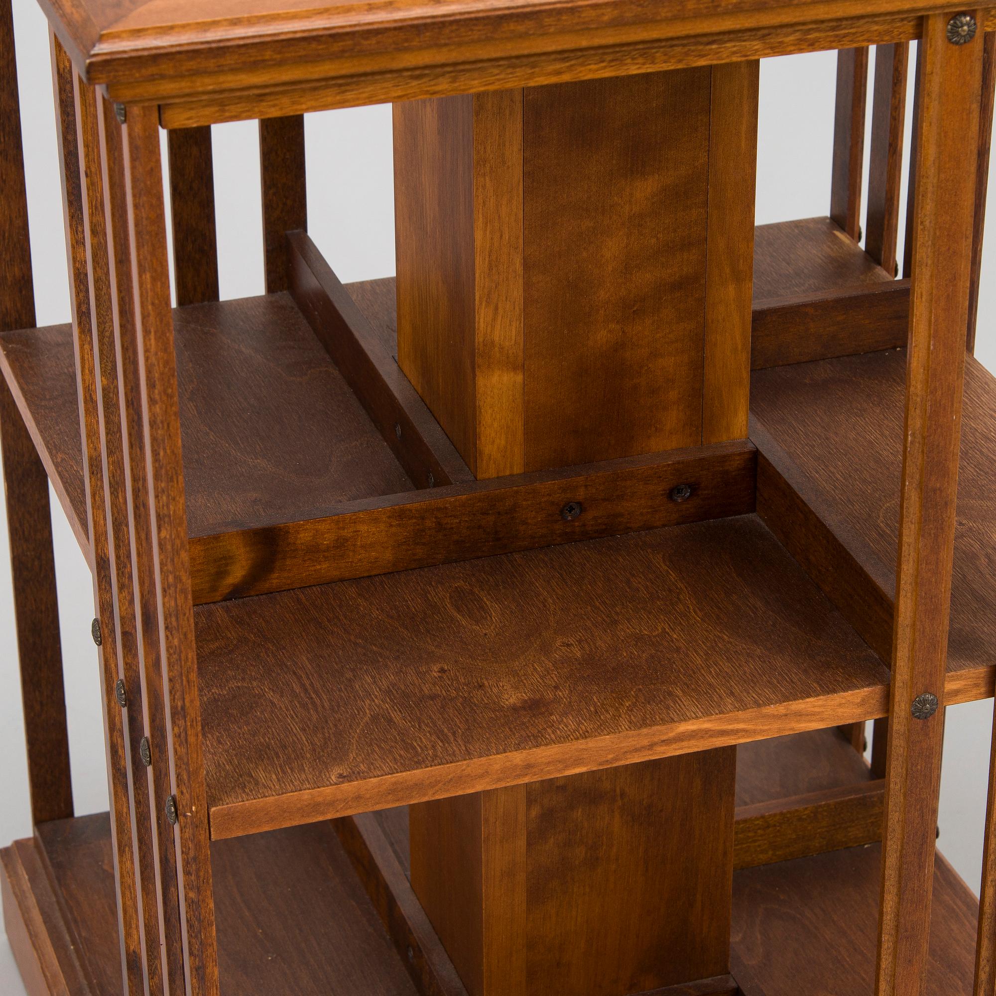 A revolving bookcase, Boknäs, Finland, around year 2000.