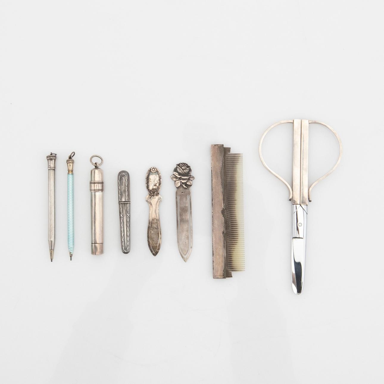 Utensilier, silver, 8 delar.