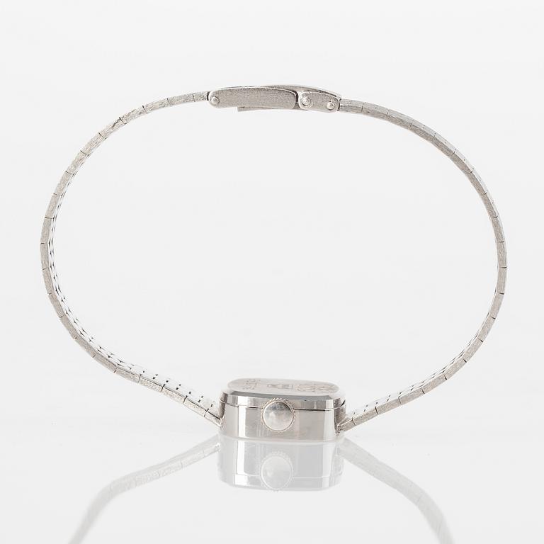 ARMBANDSUR, dam, Leijona, 14K vitguld. Vikt tot. 25 g.